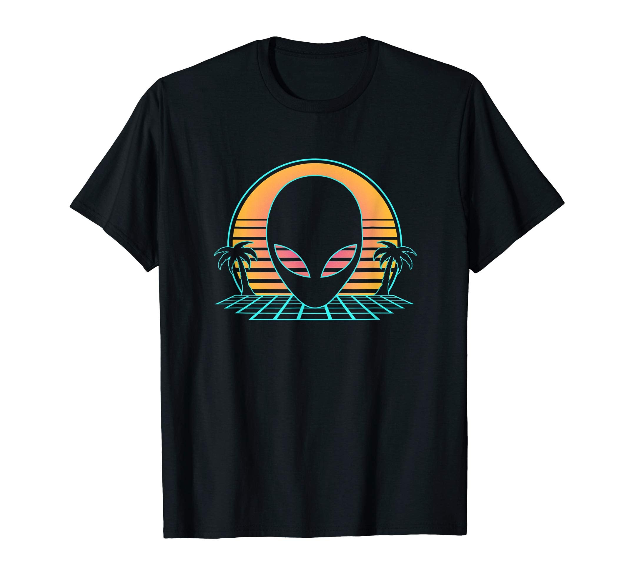 Alien Head Ufo Spaceship Area 51 T-Shirt - Minimalist Print Men Women - T-Shirt, Sweatshirt, Hoodie