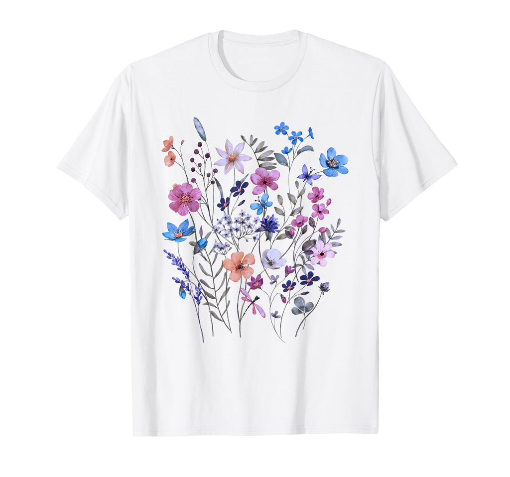 Flowers Wildflowers Grow Floral T-Shirt - Fun Novelty Design Men Women - T-Shirt, Sweatshirt, Hoodie