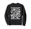 Checkered Checkerboard Mental Sweatshirt - Novelty Apparel Men Women - T-Shirt, Sweatshirt, Hoodie