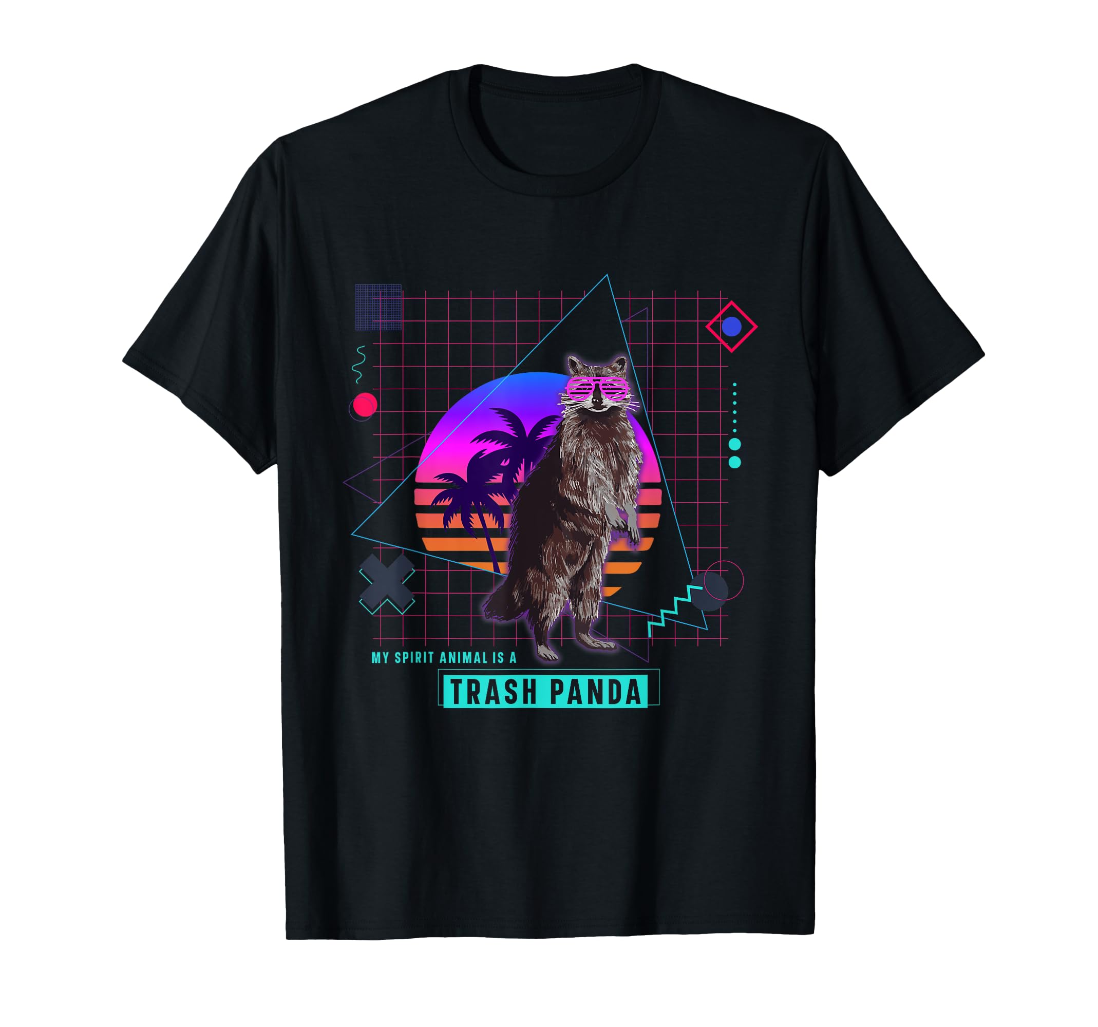 My Spirit Animal Is Trash Panda T-Shirt - Aesthetic Graphic Men Women - T-Shirt, Sweatshirt, Hoodie