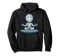 Meditation Mummy Yoga Pose Relaxing Animal Hoodie - Trendy Graphic Unisex - T-Shirt, Sweatshirt, Hoodie