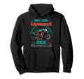 Grandpas Ride Motorcycles Biker Hoodie - Custom Art Print Men Women - T-Shirt, Sweatshirt, Hoodie