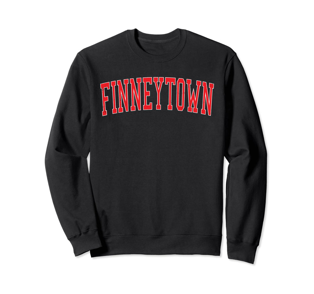 Finneytown Oh Distressed Red Sweatshirt - Fun Novelty Design Men Women - T-Shirt, Sweatshirt, Hoodie