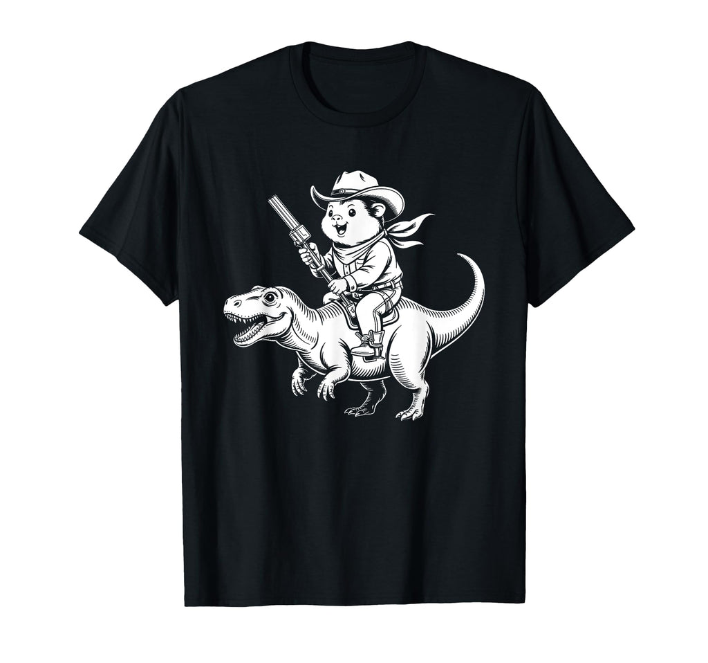 Guinea Pig Cowboy Dinosaur Accessoires T-Shirt - Minimalist Print Unisex - T-Shirt, Sweatshirt, Hoodie