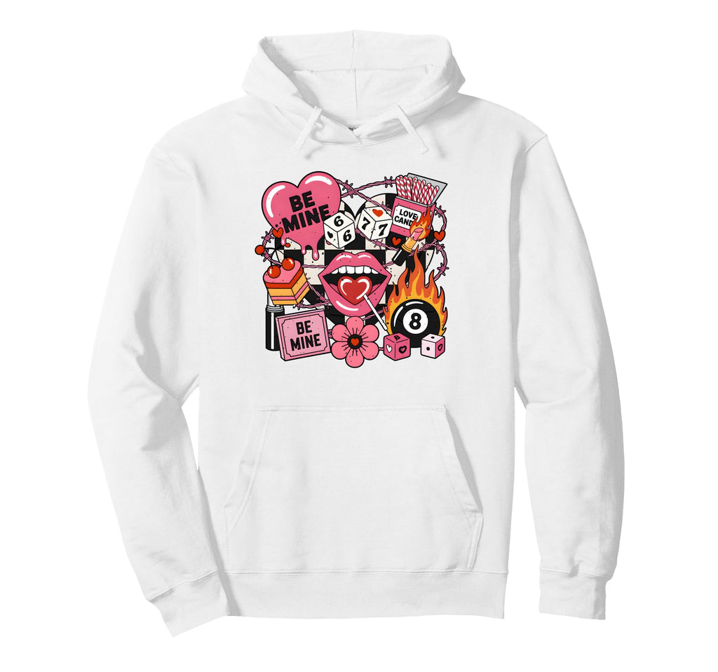 Western Valentines Collage Cowgirl Hoodie - Graphic Print Unisex - T-Shirt, Sweatshirt, Hoodie