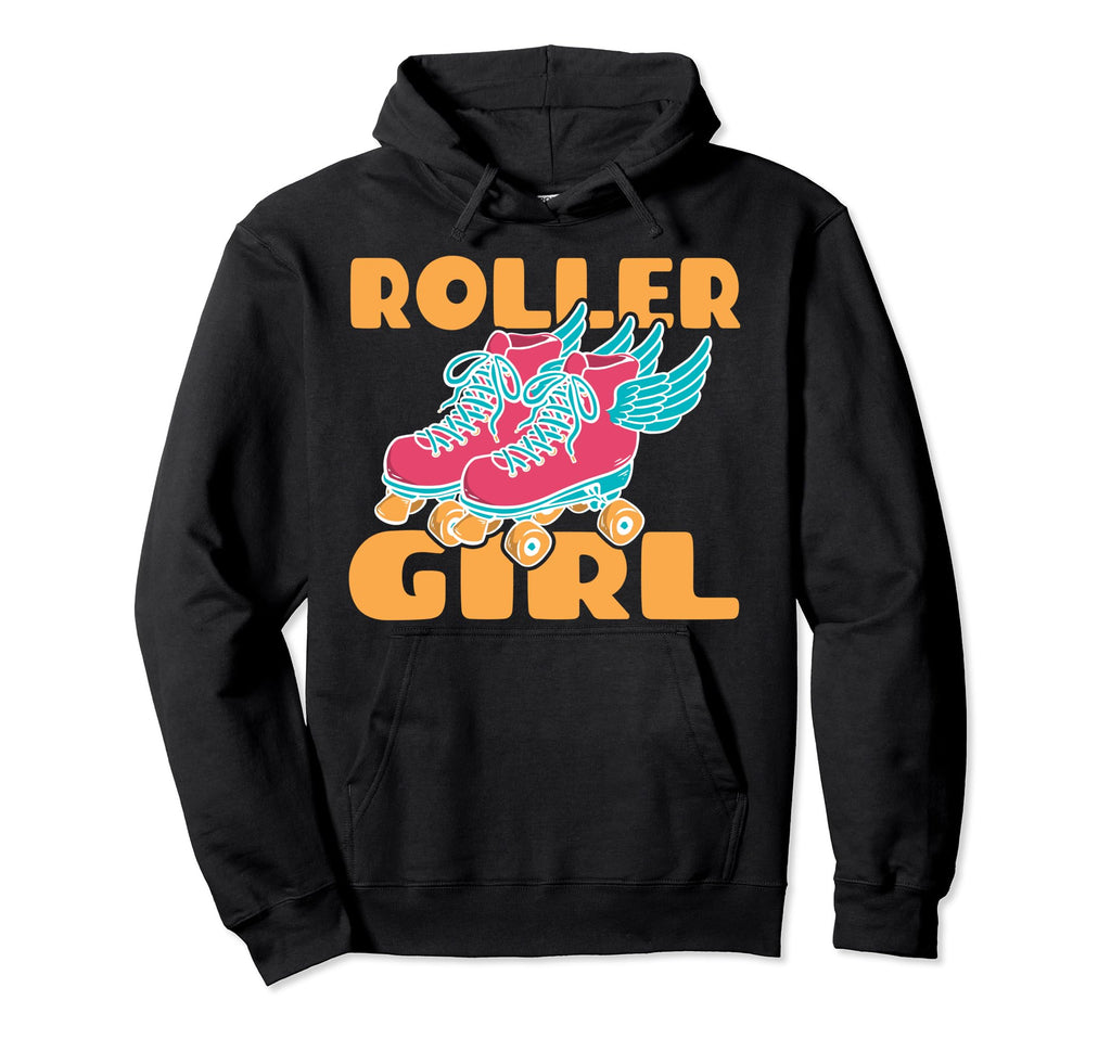 Roller Skating Derby Skater Roller 70S Hoodie - Minimalist Print Men Women - T-Shirt, Sweatshirt, Hoodie
