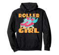 Roller Skating Derby Skater Roller 70S Hoodie - Minimalist Print Men Women - T-Shirt, Sweatshirt, Hoodie