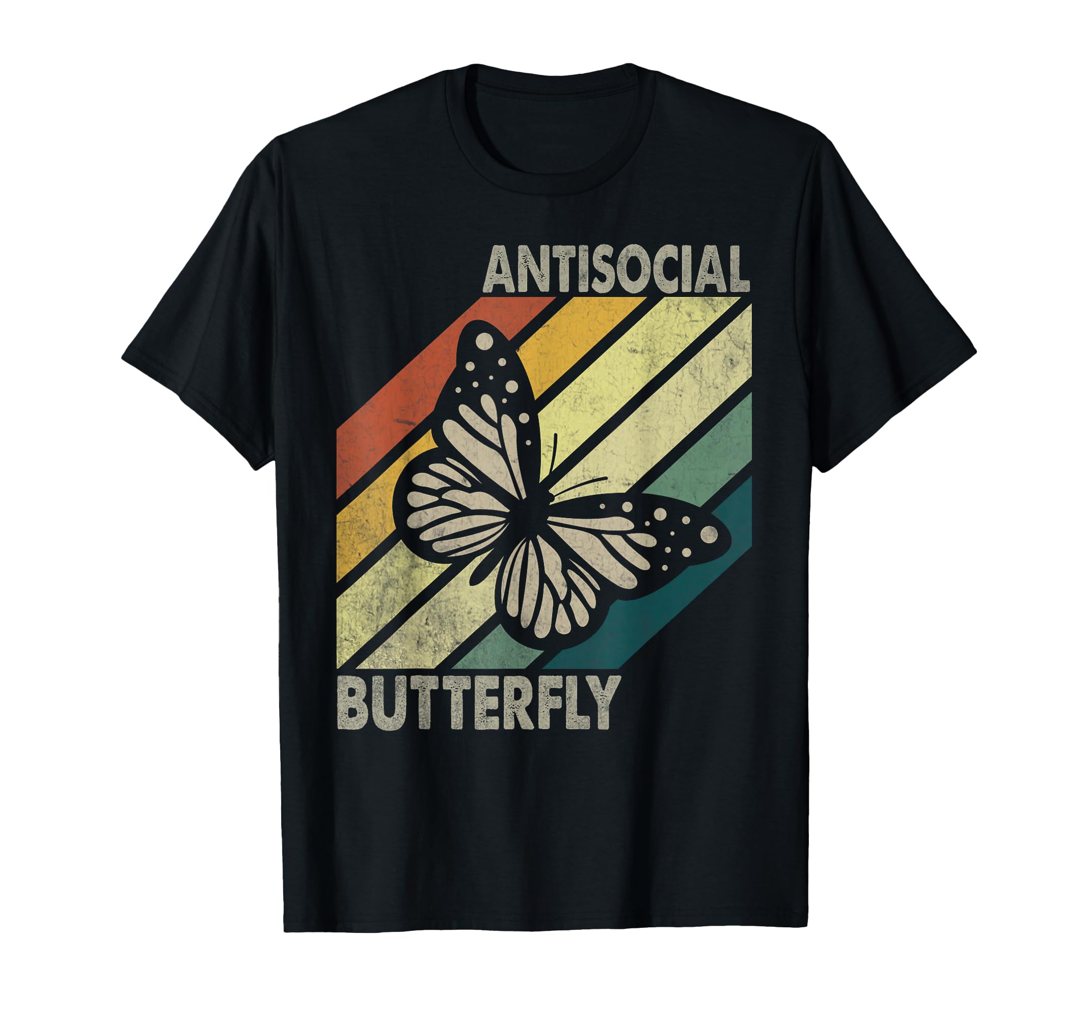 Antisocial Butterfly Gift T-Shirt - Aesthetic Graphic Men Women - T-Shirt, Sweatshirt, Hoodie