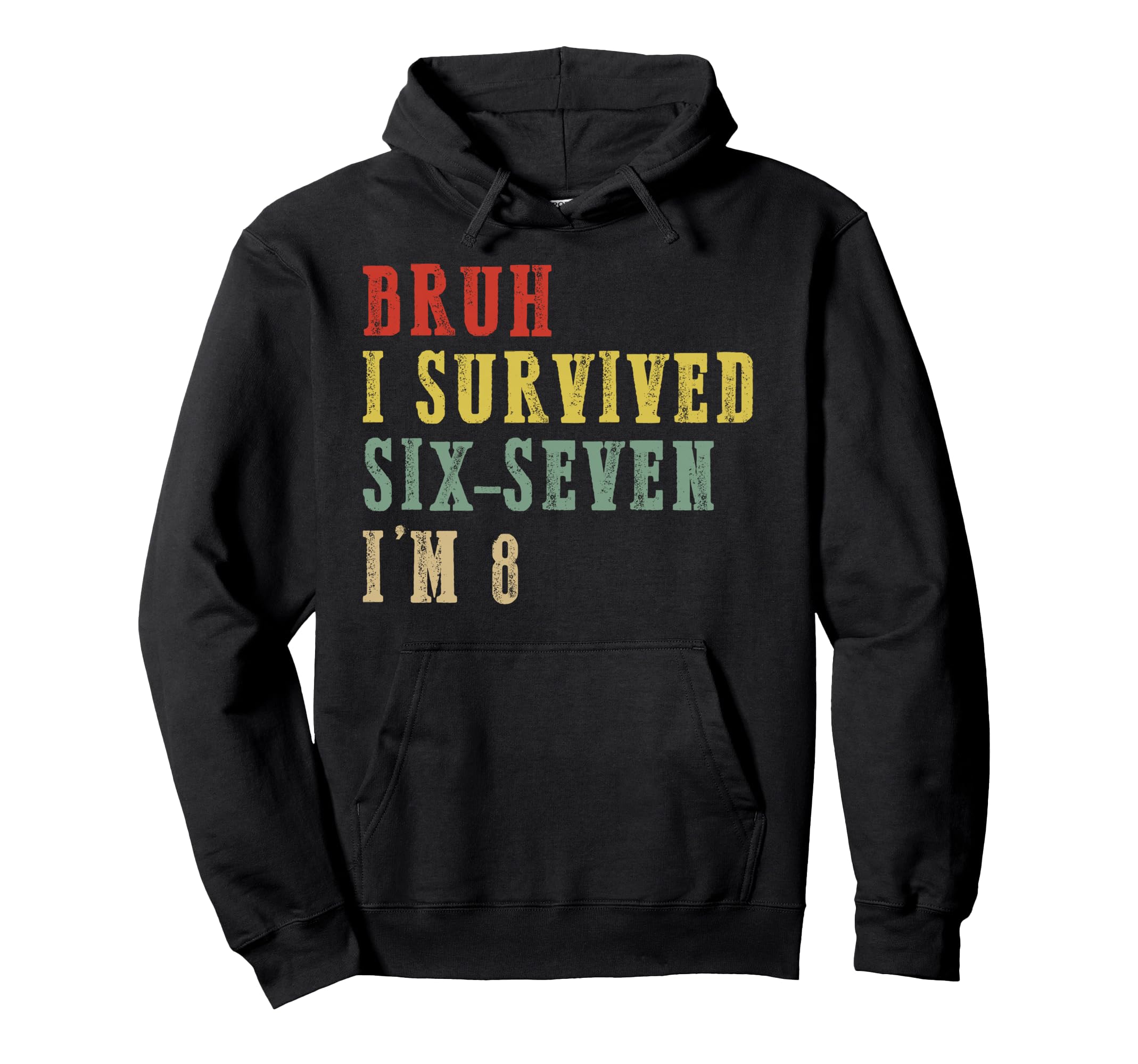 I Survived 67 Im 8 8Th Birthday Hoodie - Graphic Print for Adults - T-Shirt, Sweatshirt, Hoodie