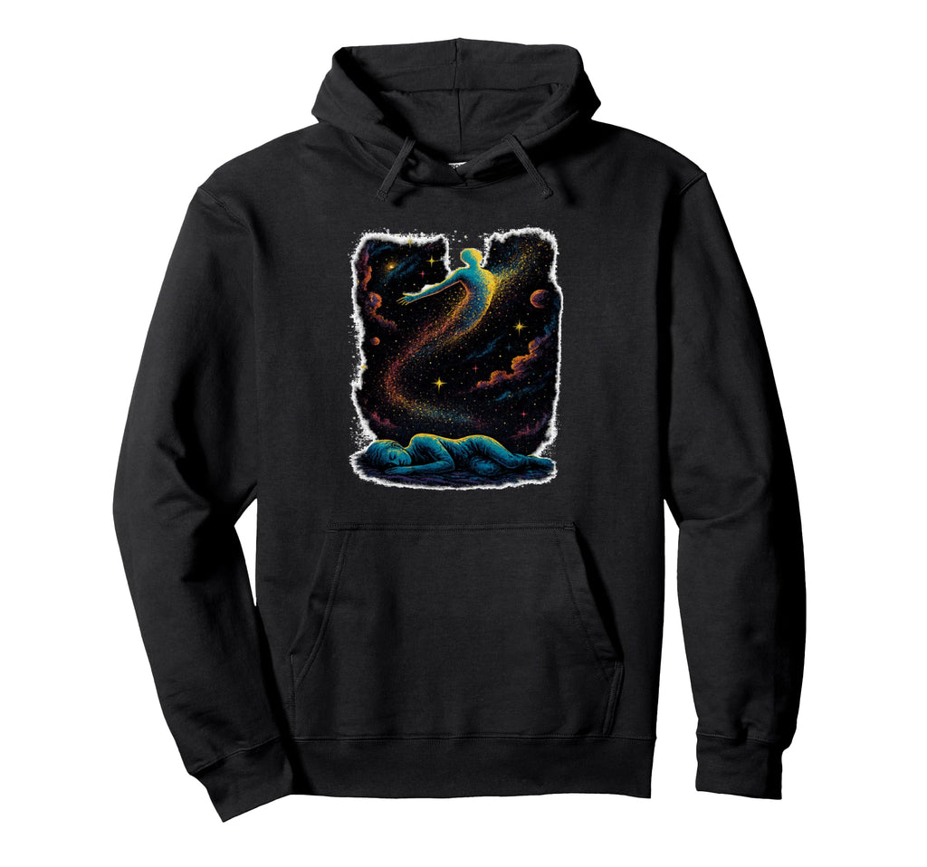 Astral Projection Dream Art Cosmic Out Hoodie - Fun Novelty Design Unisex - T-Shirt, Sweatshirt, Hoodie