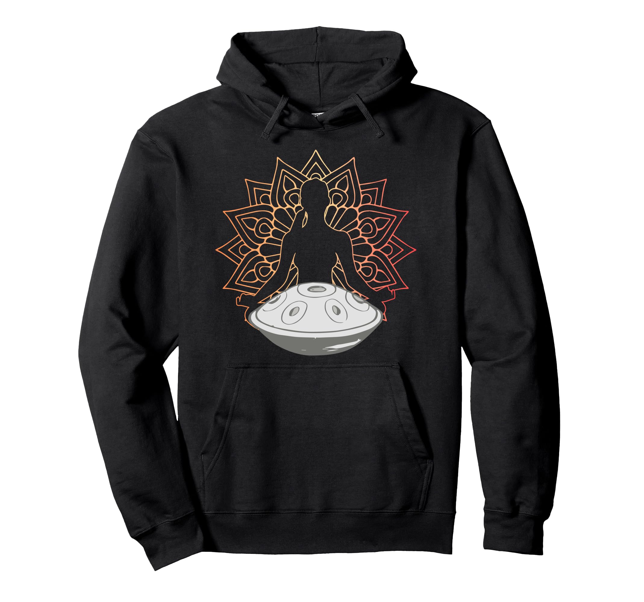 Handpan Musical Instrument Hoodie - Custom Art Print for Adults - T-Shirt, Sweatshirt, Hoodie