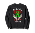 Nobody Fights Alone Mental Health Sweatshirt - Trendy Graphic for Adults - T-Shirt, Sweatshirt, Hoodie