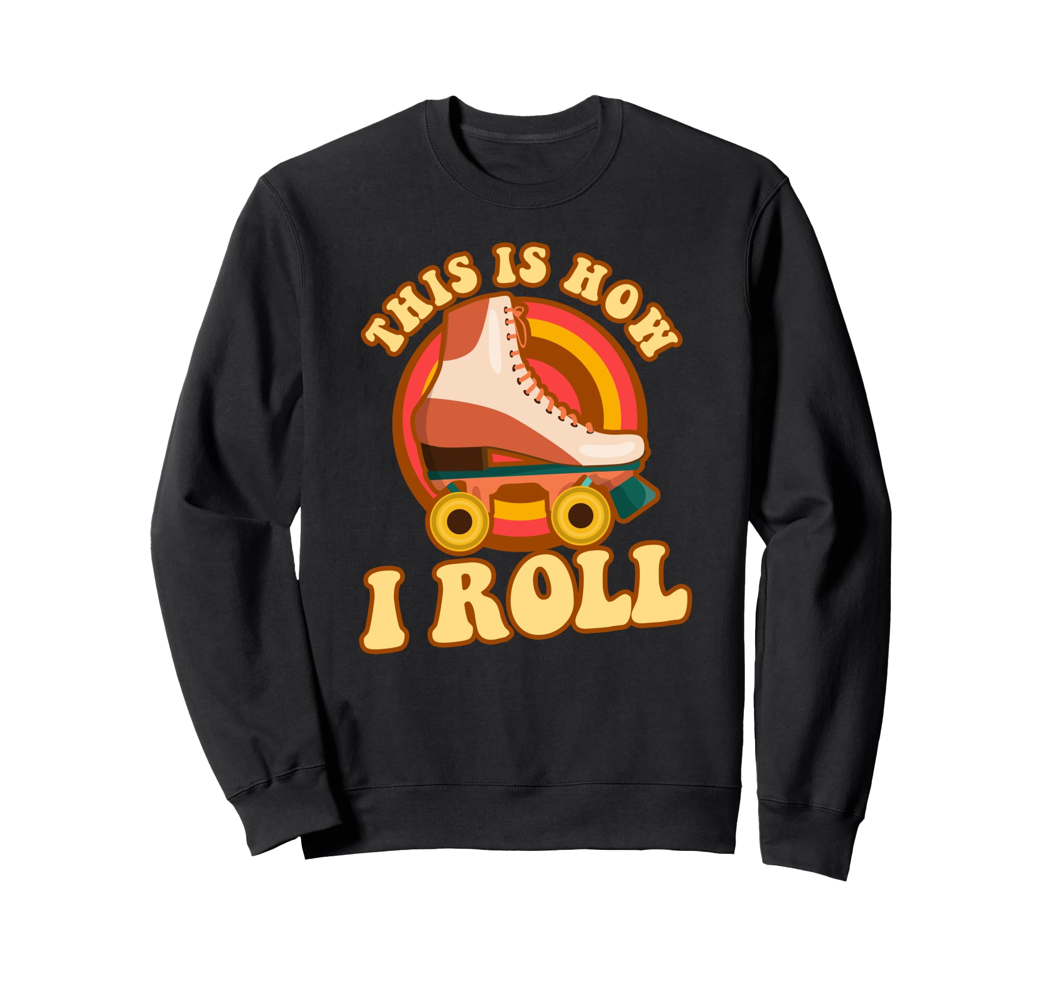 Roller Skating Skate 1970S Sweatshirt - Custom Art Print Men Women - T-Shirt, Sweatshirt, Hoodie