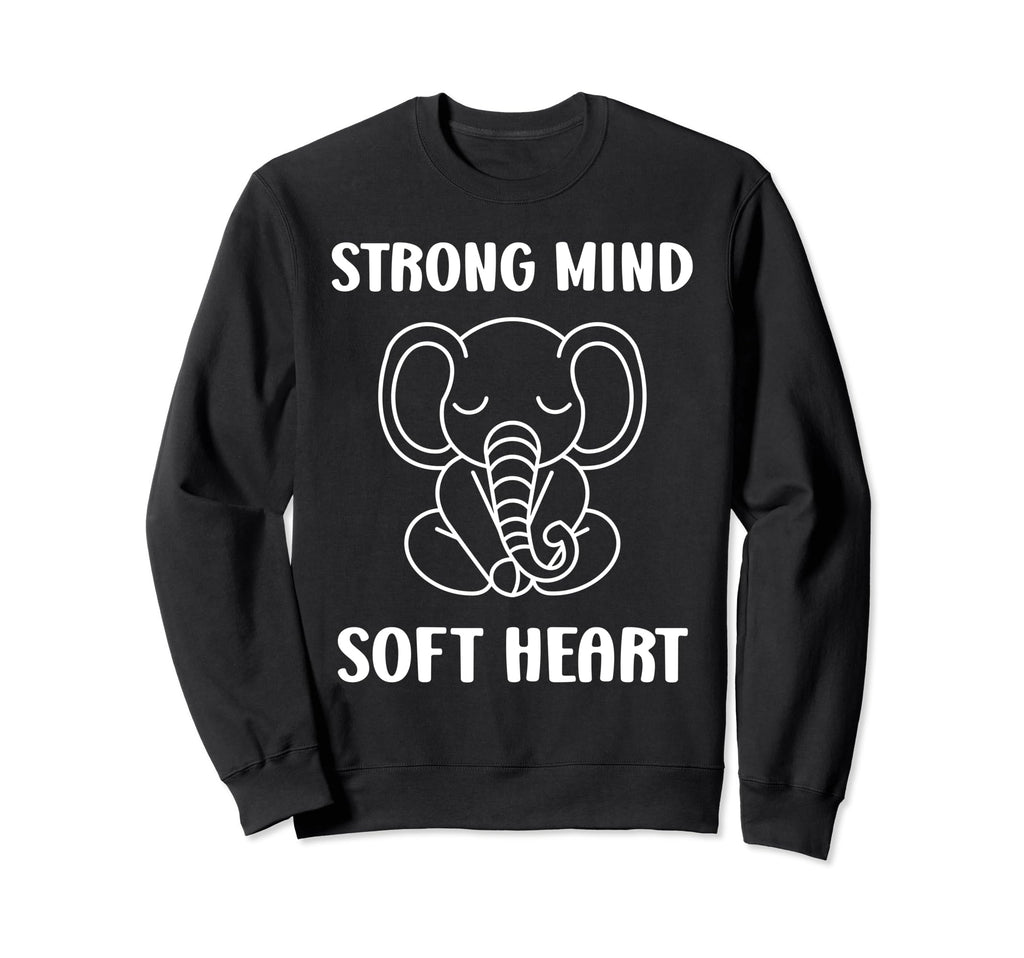 Animal Strong Mind Soft Heart Mental Sweatshirt - Streetwear Style Unisex - T-Shirt, Sweatshirt, Hoodie