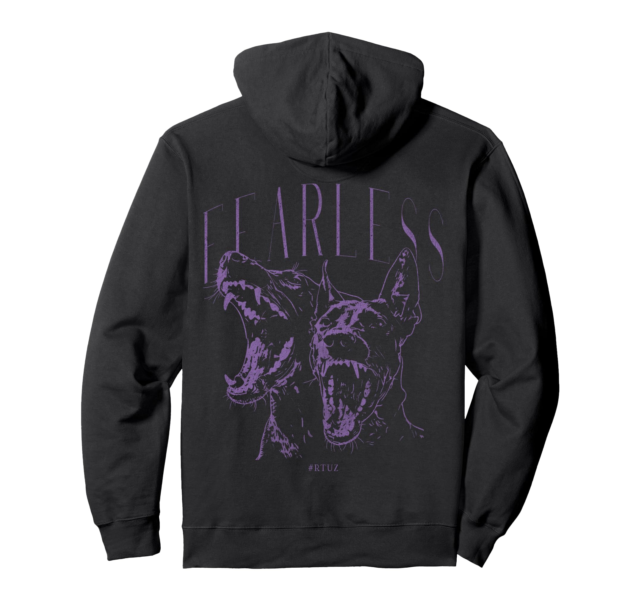 Back Streetwear Dog Doberman Hoodie - Aesthetic Graphic Men Women - T-Shirt, Sweatshirt, Hoodie