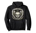 Chihuahua Dad Biker Skull Wings Hoodie - Trendy Graphic Men Women - T-Shirt, Sweatshirt, Hoodie