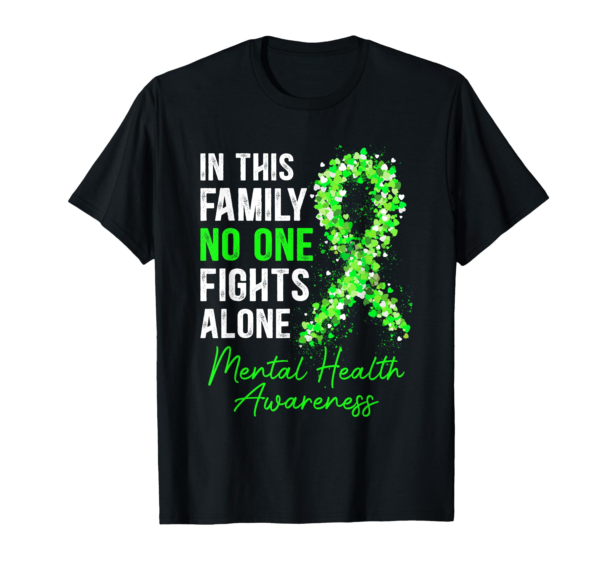 This Family Nobody Fights Alone T-Shirt - Custom Art Print for Adults - T-Shirt, Sweatshirt, Hoodie