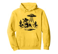 Schnauzer Schnauzer Ufo Western Hoodie - Fun Novelty Design for Adults - T-Shirt, Sweatshirt, Hoodie