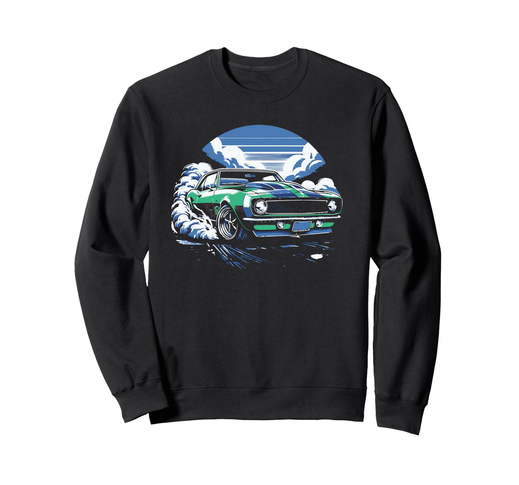 Muscle Car 60S 70S Car Lover Sweatshirt - Novelty Apparel for Adults - T-Shirt, Sweatshirt, Hoodie