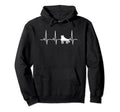 Roller Skates Heartbeat Hoodie - Unique Graphic Unisex - T-Shirt, Sweatshirt, Hoodie