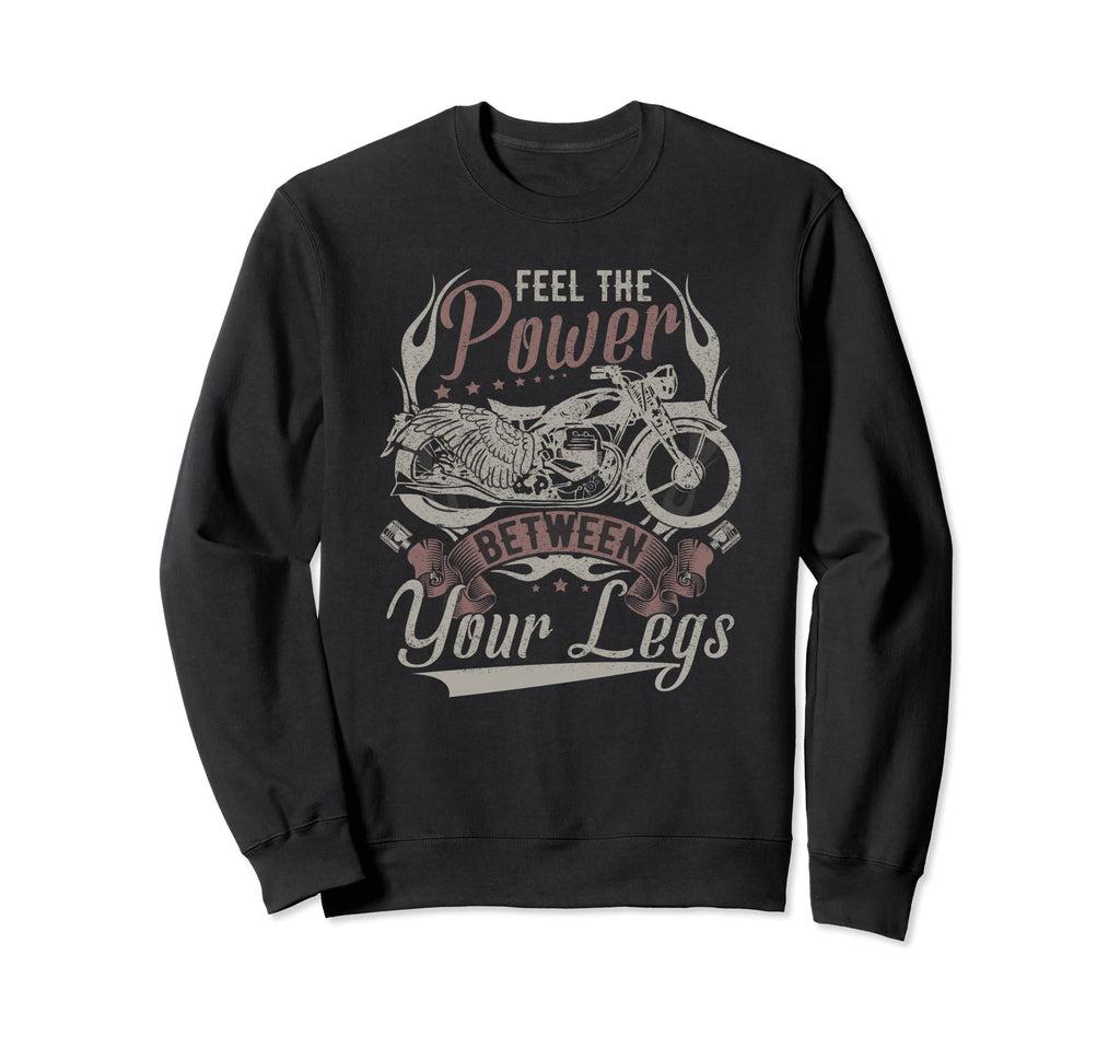 Biker Motorcycle Sweatshirt - Unique Graphic Men Women - T-Shirt, Sweatshirt, Hoodie