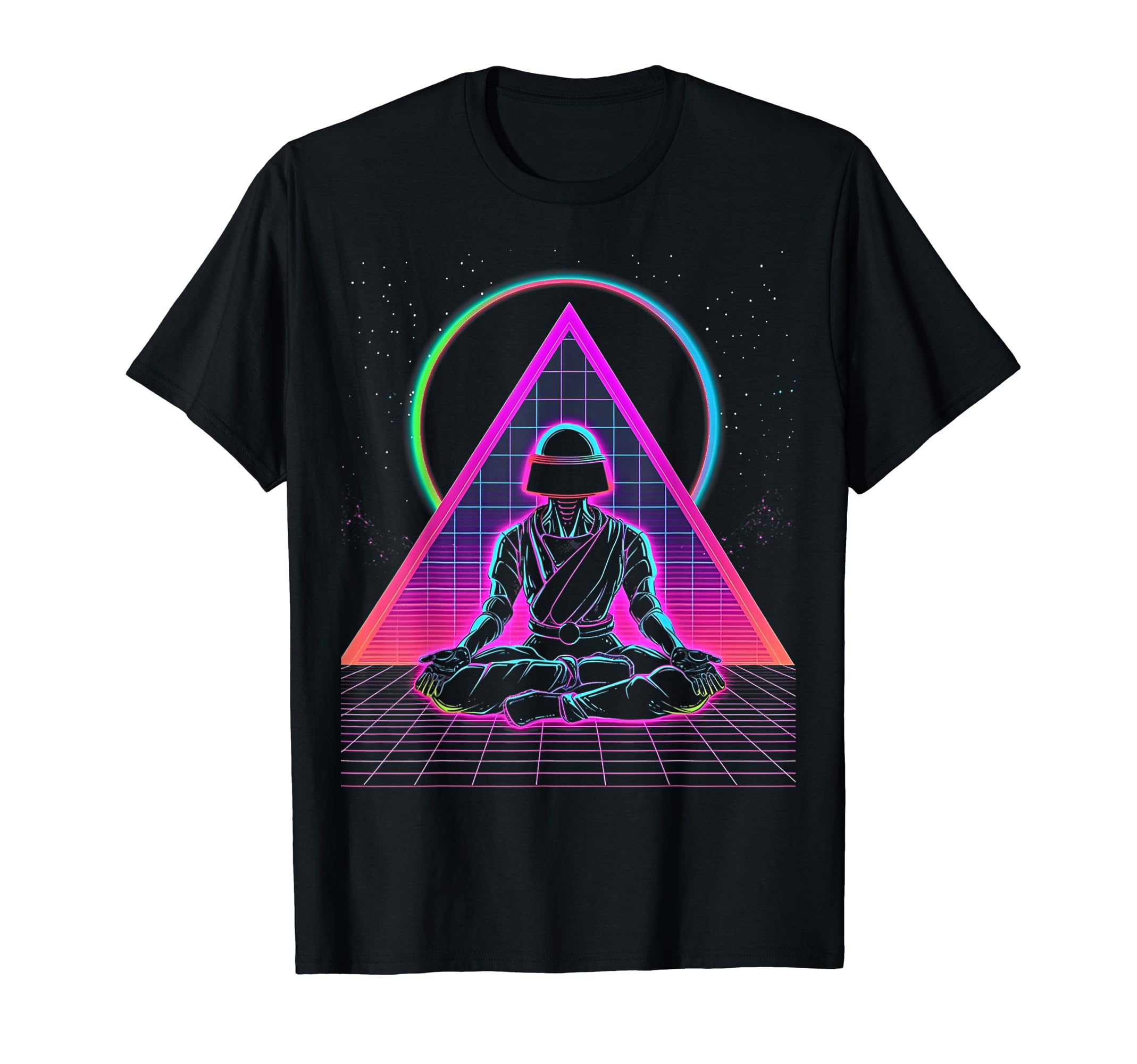 Synthwave Astronaut Cyberpunk 80S Sci Fi T-Shirt - Custom Art Print Unisex - T-Shirt, Sweatshirt, Hoodie