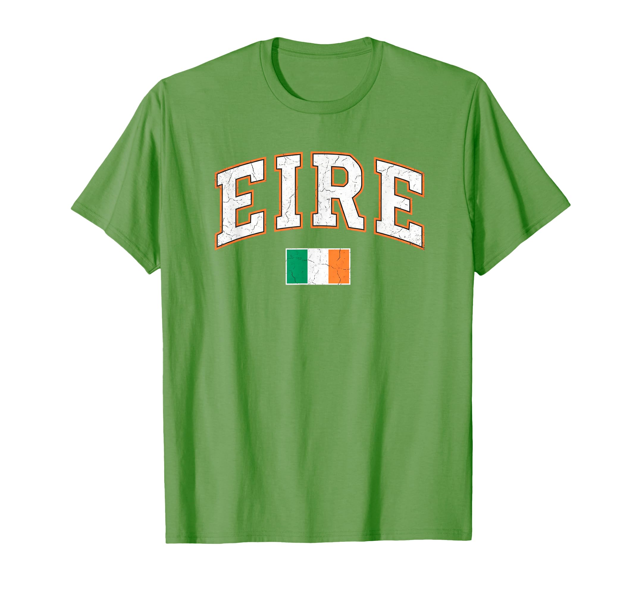 Eire Ireland Flag Typography Souvenir T-Shirt - Casual Everyday Wear Unisex - T-Shirt, Sweatshirt, Hoodie
