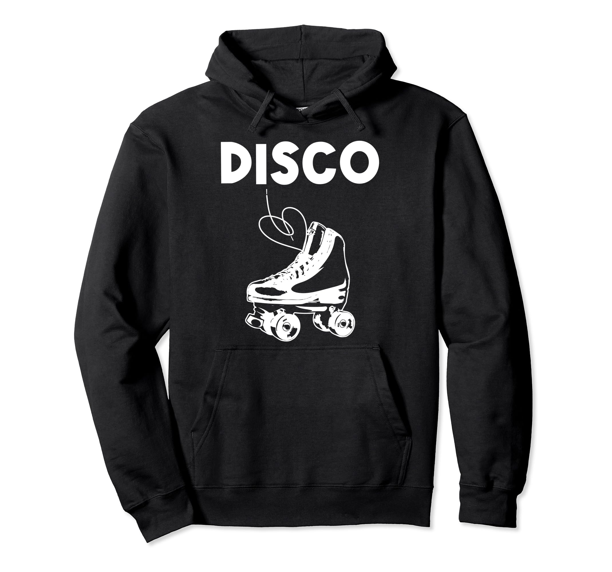 Roller Skating Disco Derby Skates Hoodie - Fun Novelty Design for Adults - T-Shirt, Sweatshirt, Hoodie