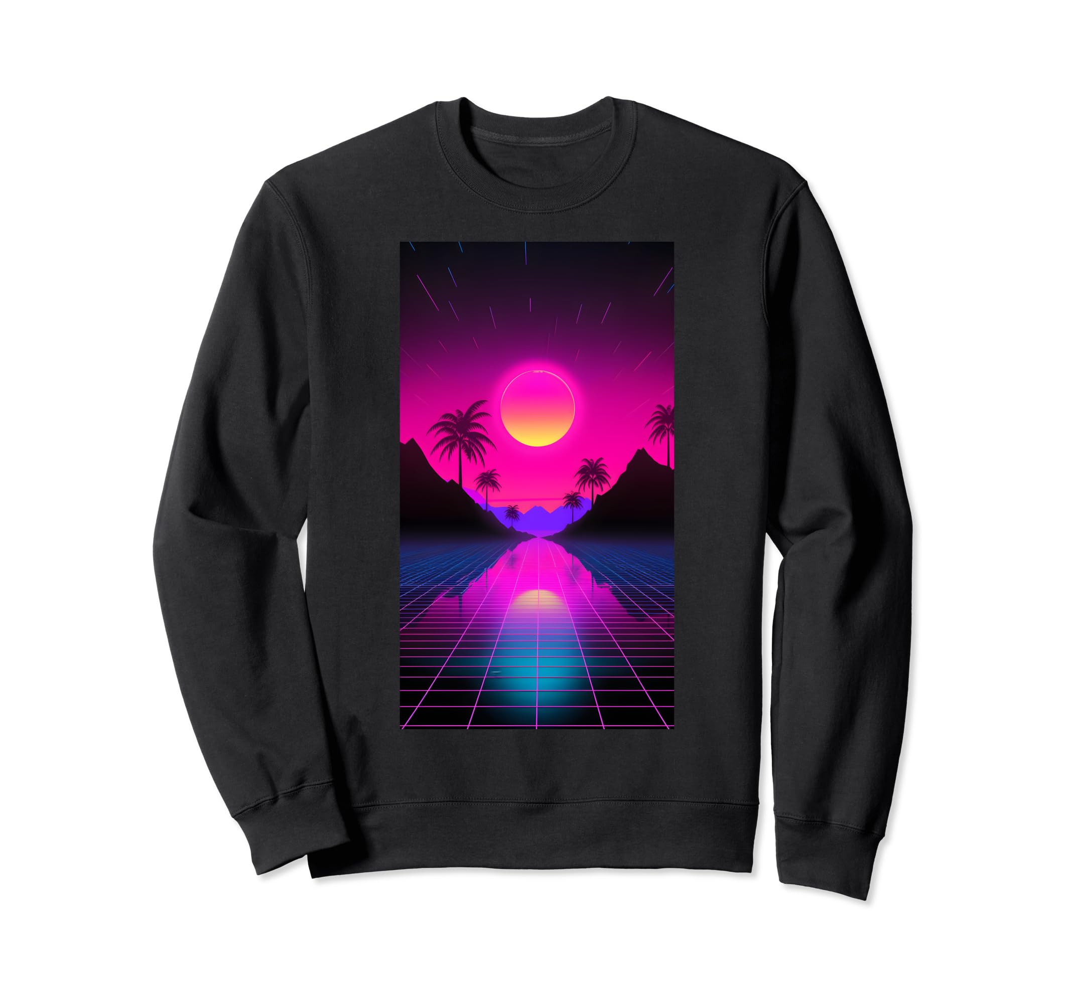 Retrowave 80S Synthwave Vaporwave Sweatshirt - Streetwear Style Men Women - T-Shirt, Sweatshirt, Hoodie