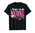 Mental Health Nurse Nursing Stethoscope T-Shirt - Custom Art Print Unisex - T-Shirt, Sweatshirt, Hoodie