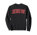 Lighthouse Point Fl Distressed Red Sweatshirt - Minimalist Print Men Women - T-Shirt, Sweatshirt, Hoodie