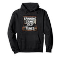 Spinning Same Old Tunes Record Player Hoodie - Streetwear Style Unisex - T-Shirt, Sweatshirt, Hoodie