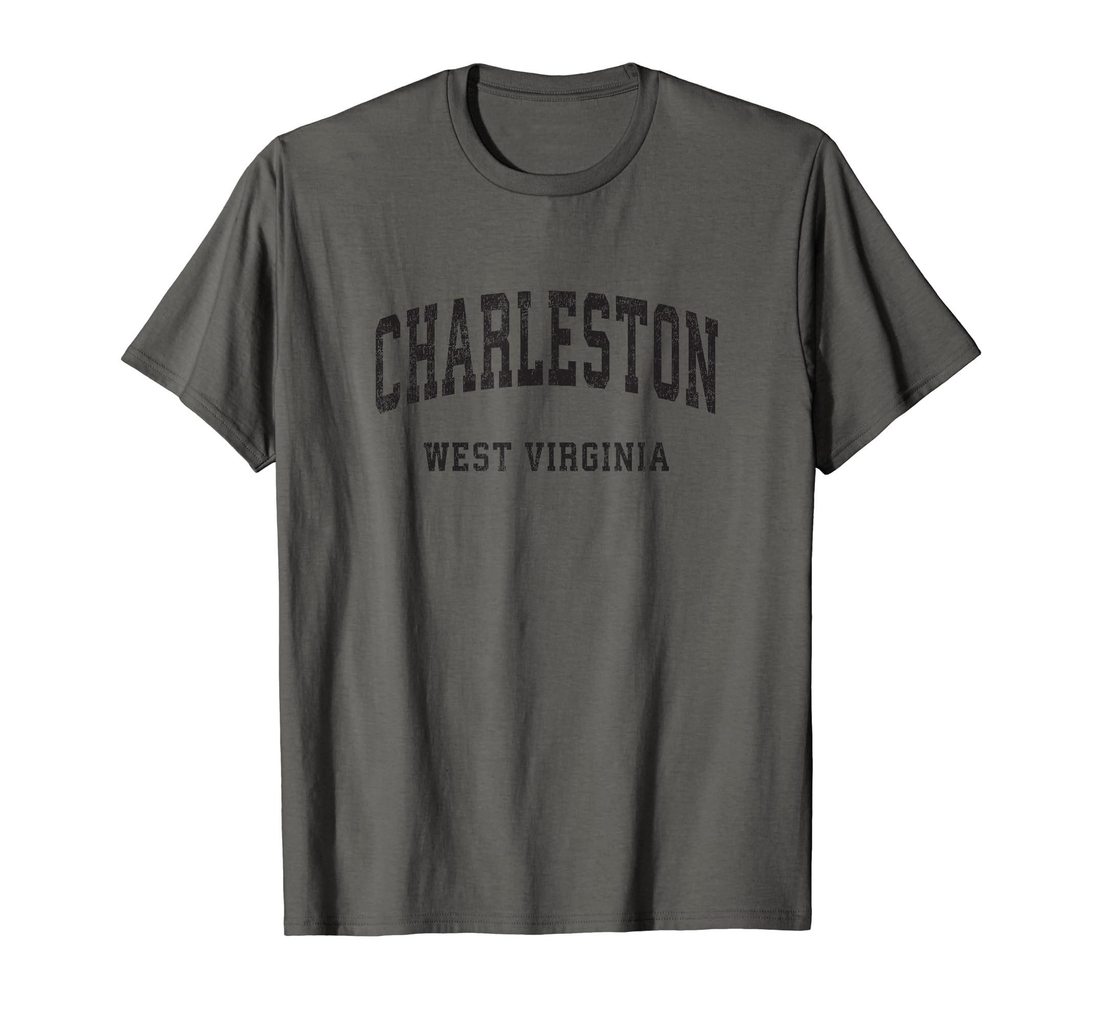 Charleston West Virginia Wv Athletic T-Shirt - Minimalist Print for Adults - T-Shirt, Sweatshirt, Hoodie
