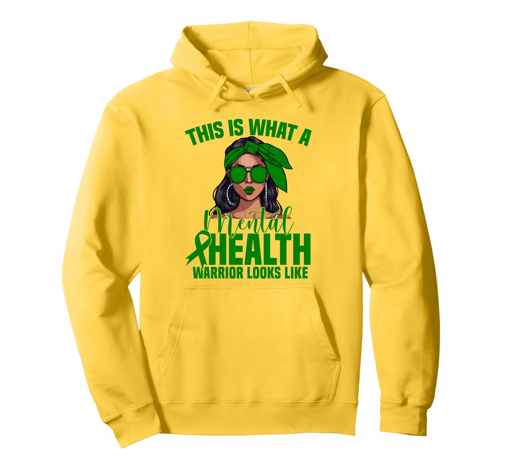 Mental Health Warrior Fighter Hoodie - Aesthetic Graphic for Adults - T-Shirt, Sweatshirt, Hoodie