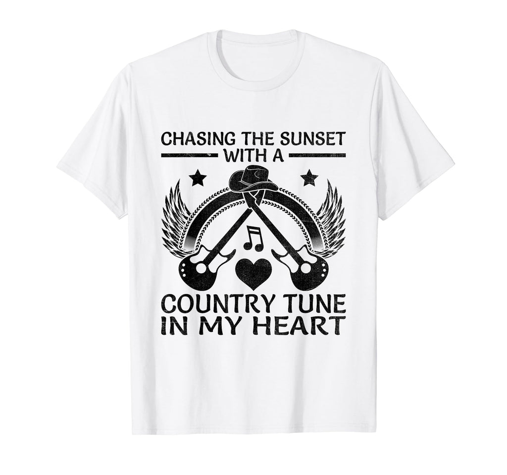 County Music Music Lover Western Country T-Shirt - Custom Art Print Unisex - T-Shirt, Sweatshirt, Hoodie