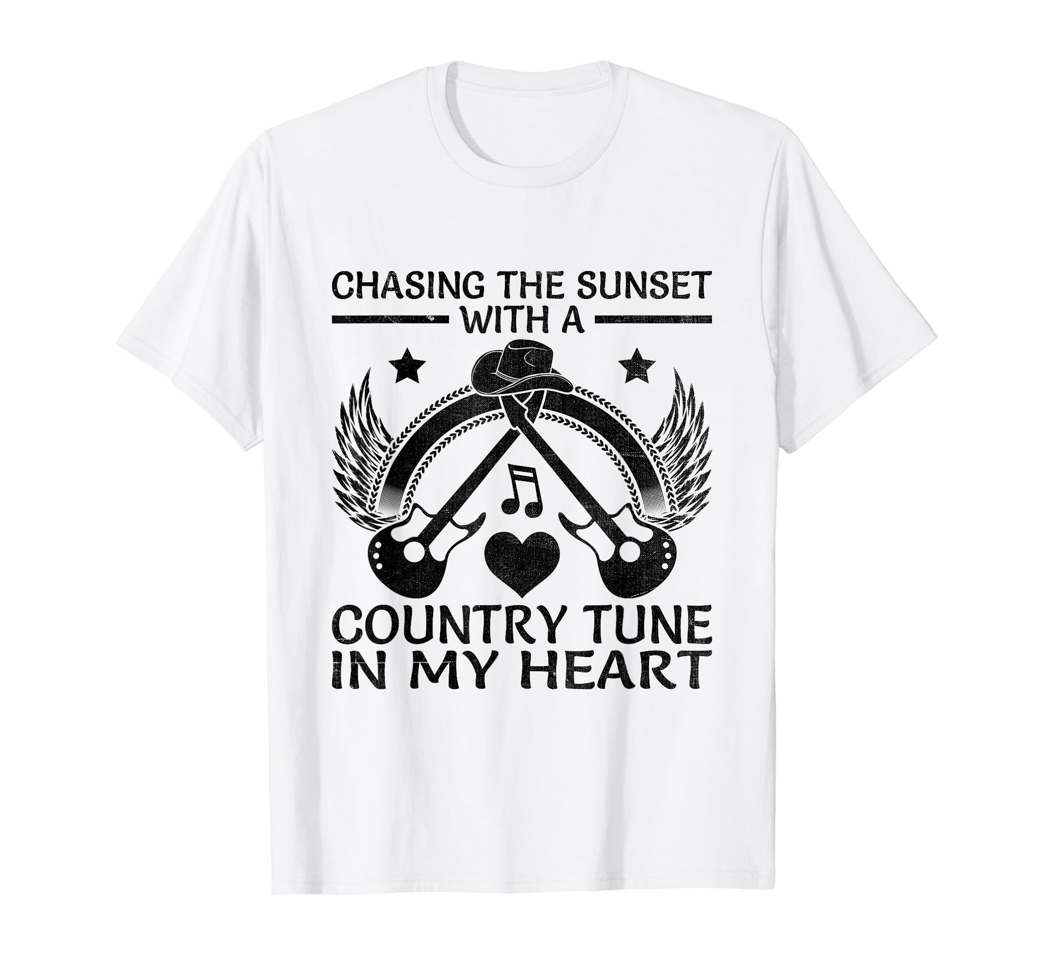 County Music Music Lover Western Country T-Shirt - Custom Art Print Unisex - T-Shirt, Sweatshirt, Hoodie