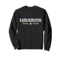 Limerick Ireland 70S 80S Type Sweatshirt - Minimalist Print Unisex - T-Shirt, Sweatshirt, Hoodie