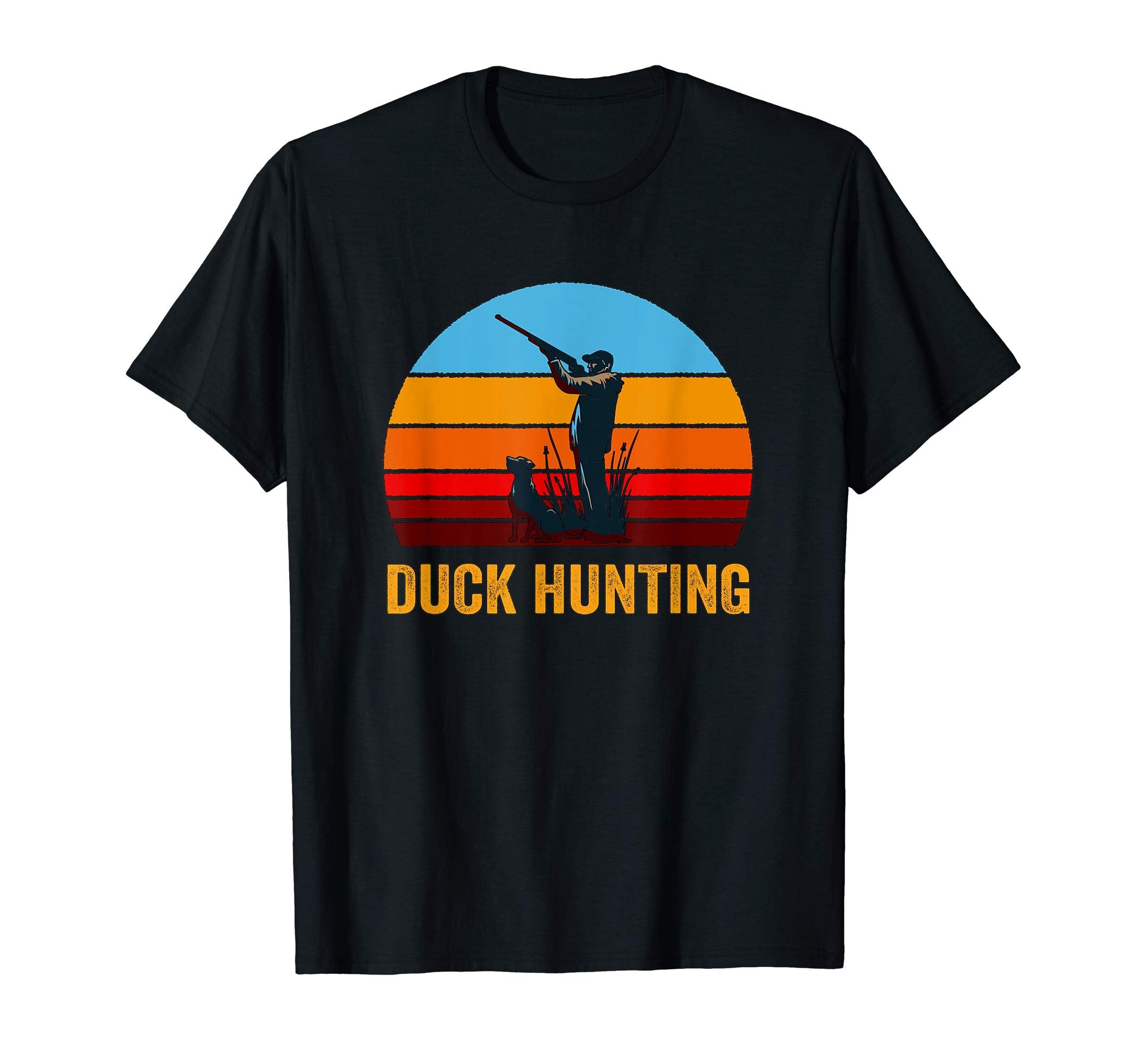 Sunset Duck Hunting T-Shirt - Trendy Graphic Men Women - T-Shirt, Sweatshirt, Hoodie