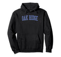 Oak Ridge Fl Distressed Blue Varsity Hoodie - Trendy Graphic Unisex - T-Shirt, Sweatshirt, Hoodie