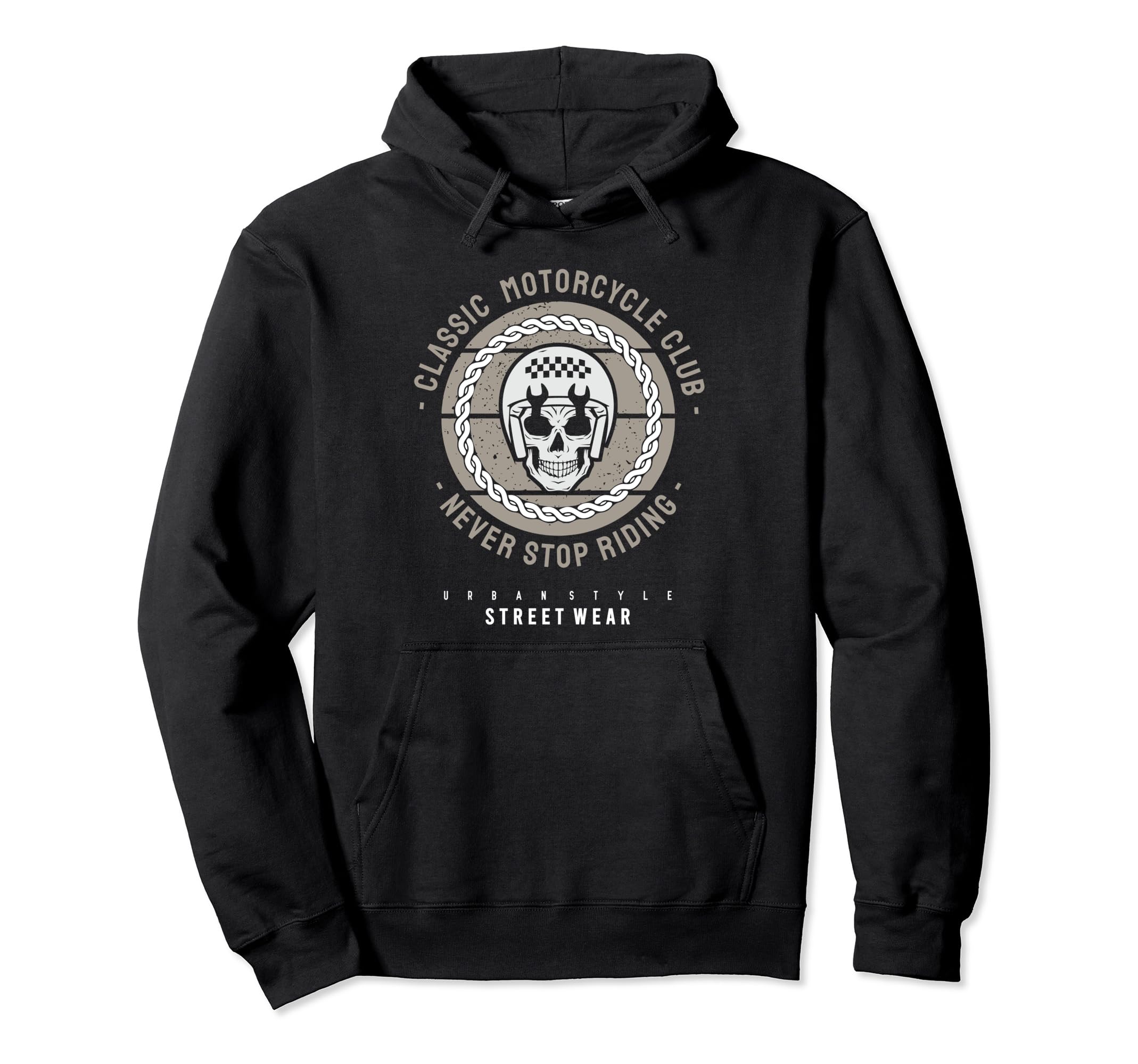 Riders Past Motorcycle Club Hoodie - Unique Graphic Men Women - T-Shirt, Sweatshirt, Hoodie