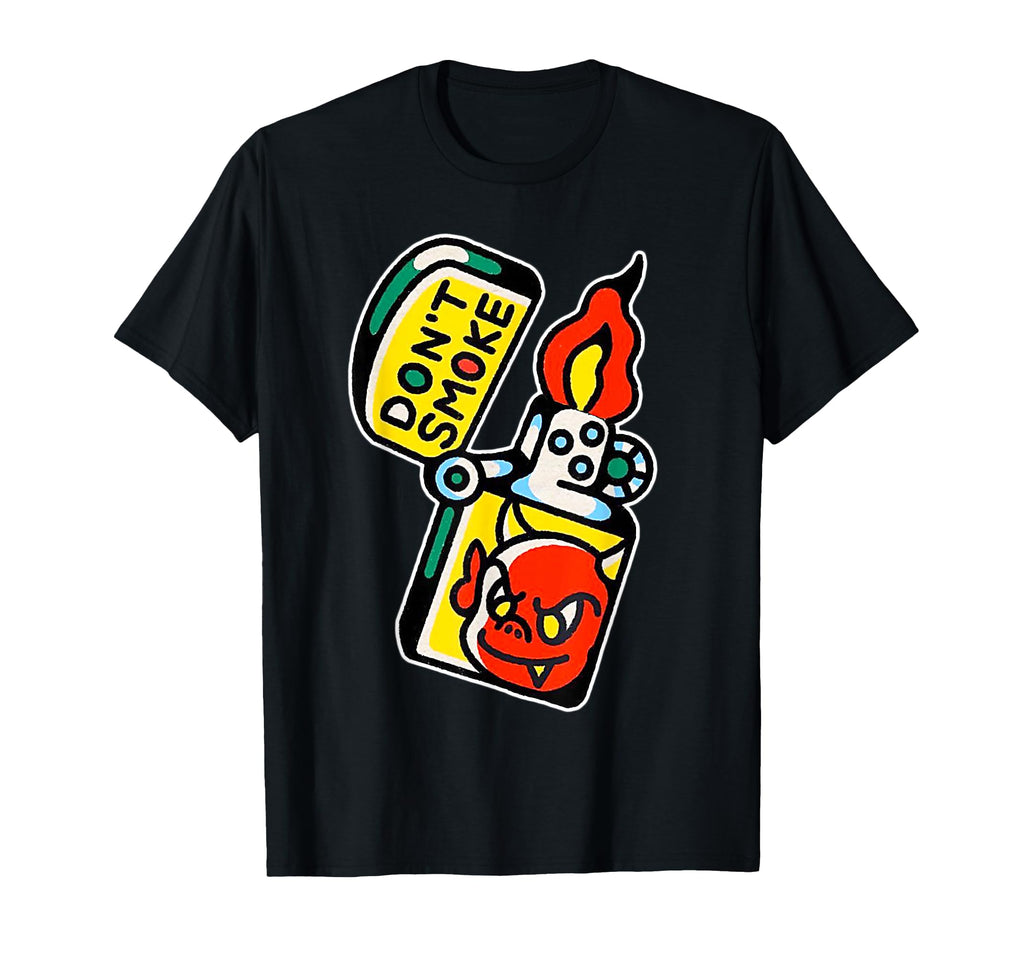 Devil Demon Lighter X Dont Smoke T-Shirt - Custom Art Print for Adults - T-Shirt, Sweatshirt, Hoodie