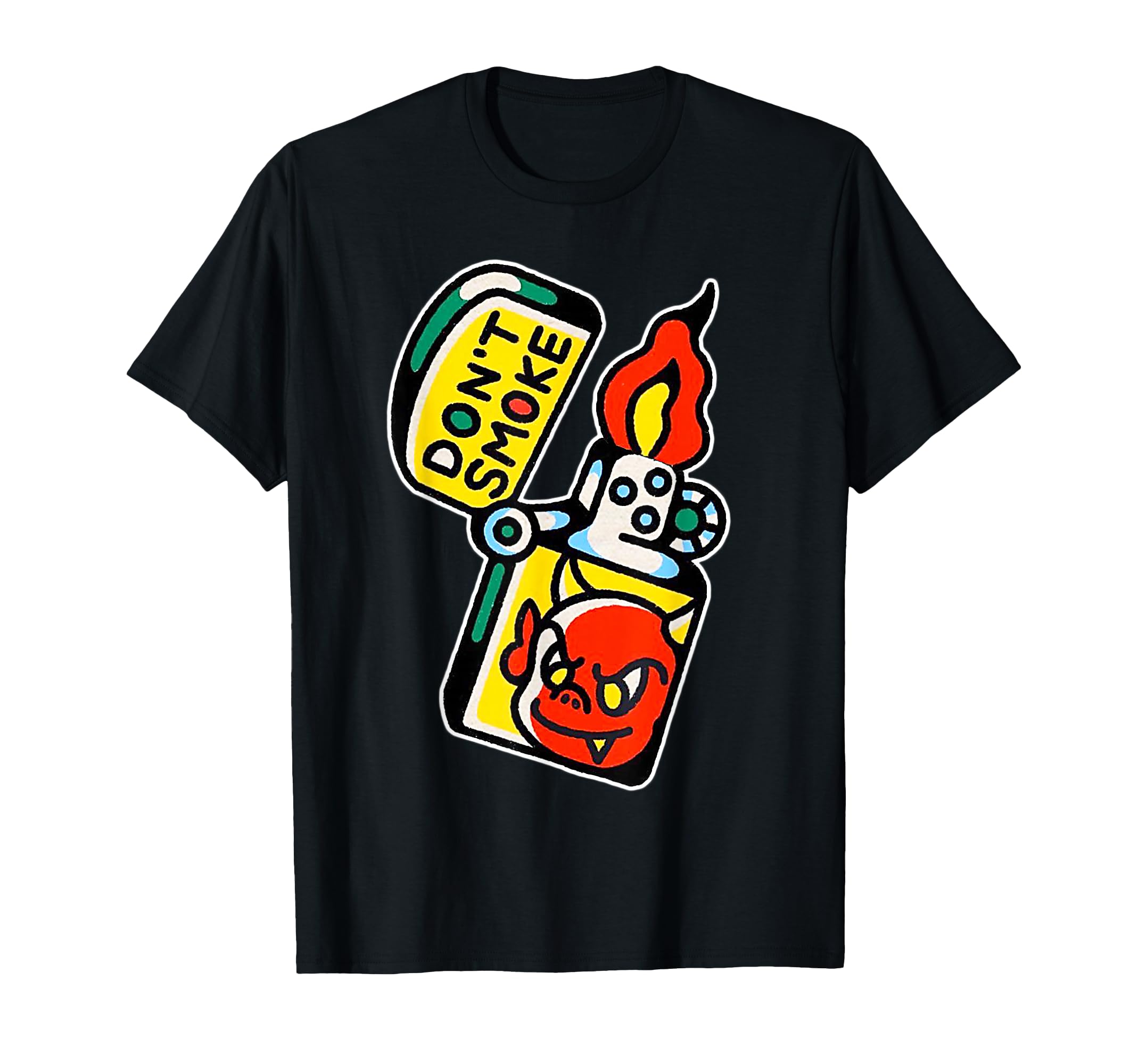 Devil Demon Lighter X Dont Smoke T-Shirt - Custom Art Print for Adults - T-Shirt, Sweatshirt, Hoodie