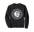 Mandala And Om Symbol Yoga Sweatshirt - Streetwear Style for Adults - T-Shirt, Sweatshirt, Hoodie