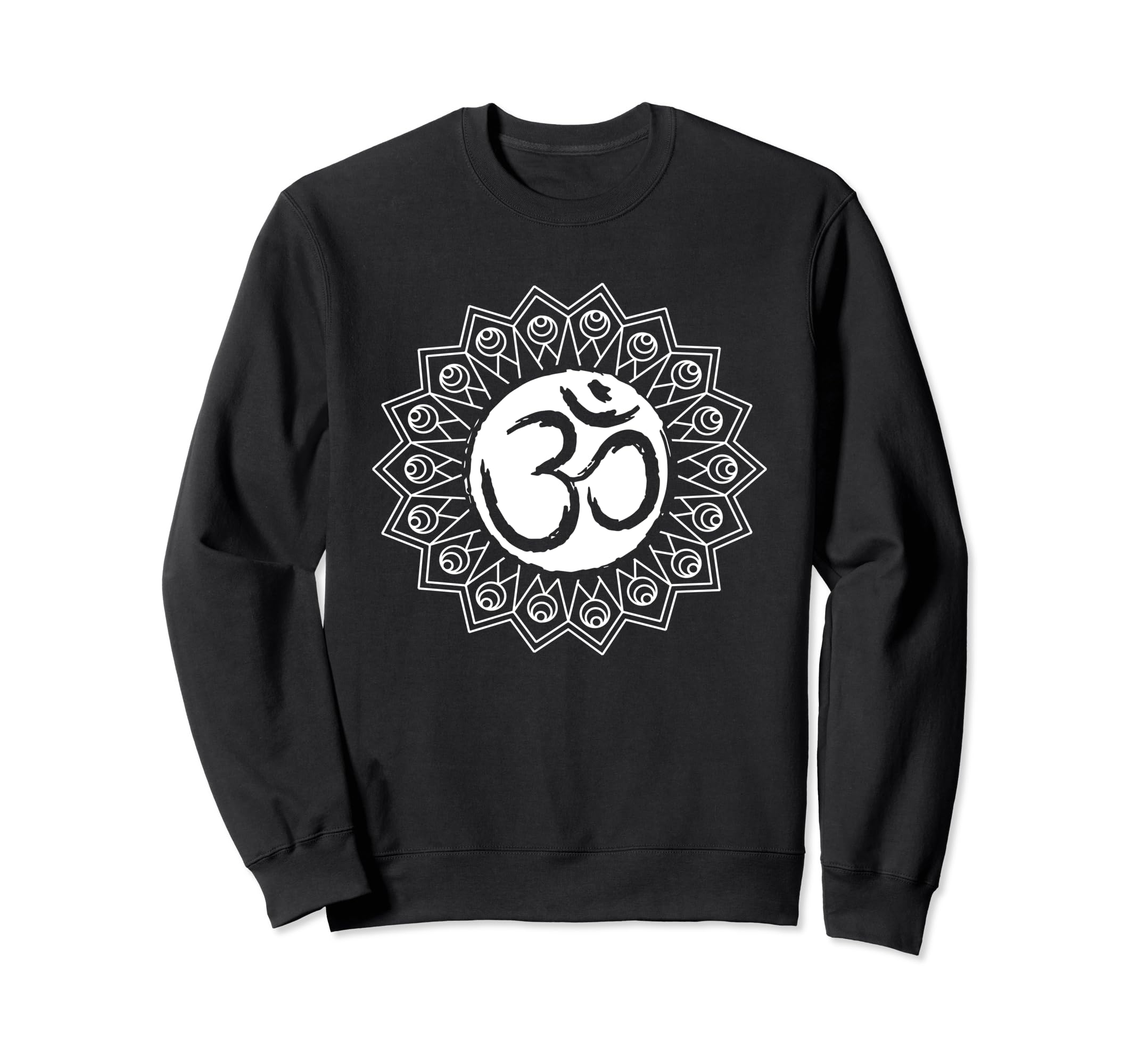Mandala And Om Symbol Yoga Sweatshirt - Streetwear Style for Adults - T-Shirt, Sweatshirt, Hoodie