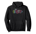 Tie Dye Motorcycle Biker Riding Hoodie - Casual Everyday Wear Men Women - T-Shirt, Sweatshirt, Hoodie
