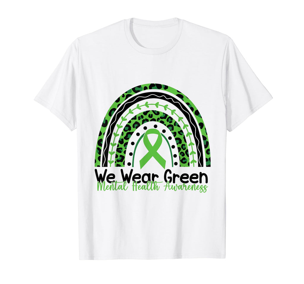 Rainbow May I Wear Green Mental Health T-Shirt - Aesthetic Graphic Unisex - T-Shirt, Sweatshirt, Hoodie