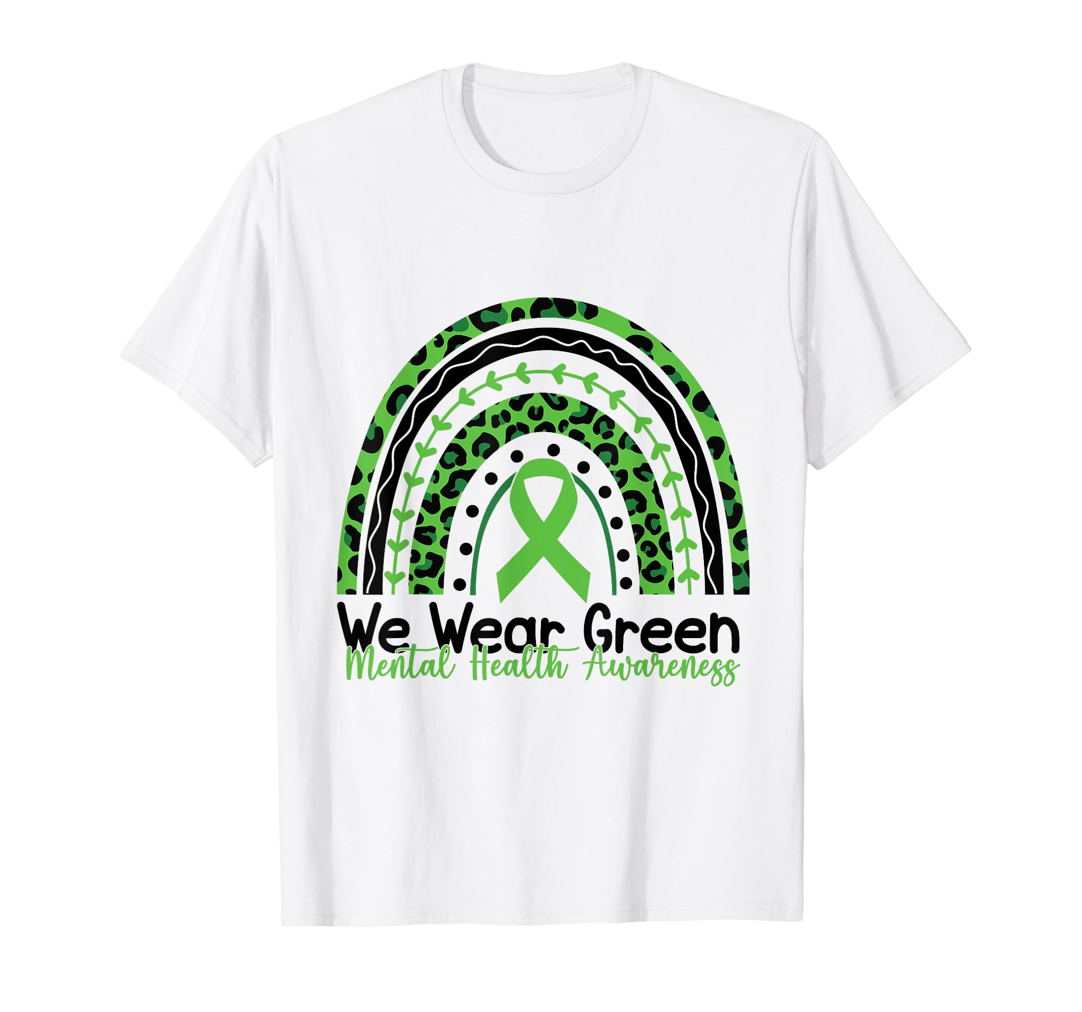 Rainbow May I Wear Green Mental Health T-Shirt - Aesthetic Graphic Unisex - T-Shirt, Sweatshirt, Hoodie