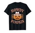 Halloween Western Rodeo Howdy Pumpkin T-Shirt - Trendy Graphic Unisex - T-Shirt, Sweatshirt, Hoodie