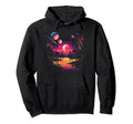 Vaporwave Solar System 80S Synthwave Hoodie - Novelty Apparel Men Women - T-Shirt, Sweatshirt, Hoodie