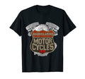 1972 Shovelhead Motorcycle Distressed T-Shirt - Trendy Graphic for Adults - T-Shirt, Sweatshirt, Hoodie